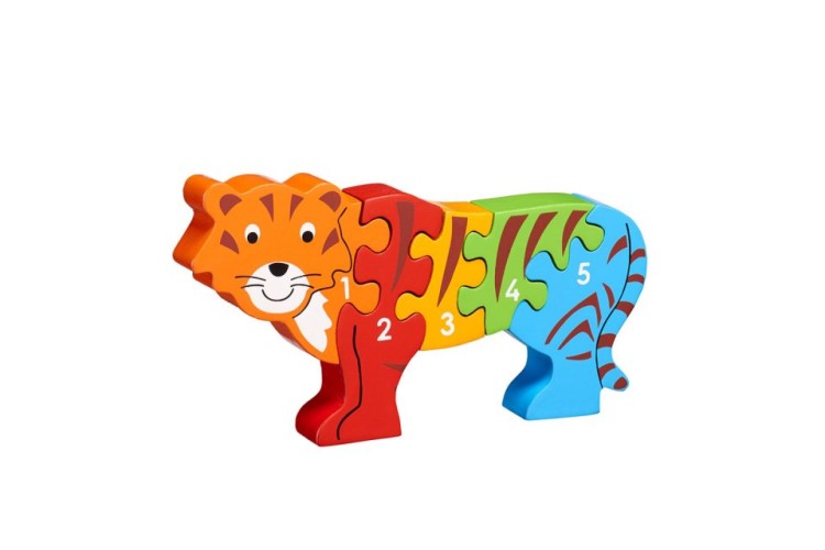 Lanka Kade - Wooden tiger 1-5 jigsaw puzzle