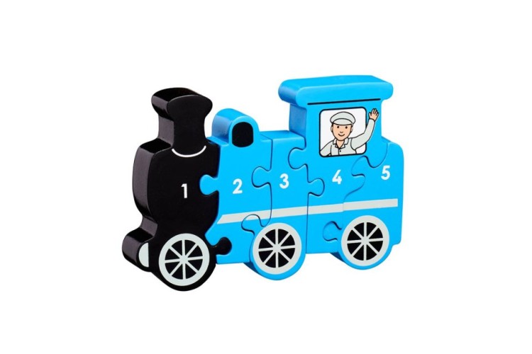 Lanka Kade - Wooden train 1-5 jigsaw puzzle
