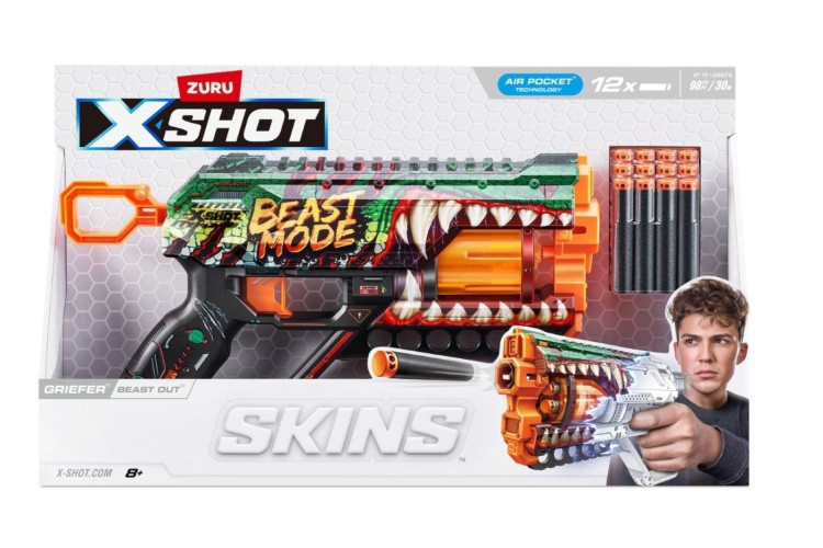 XShot Skins Griefer Blaster (12 Darts)