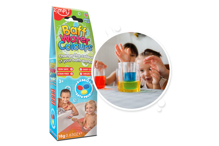 Zimpli Baff Water Colours - 9 Pack