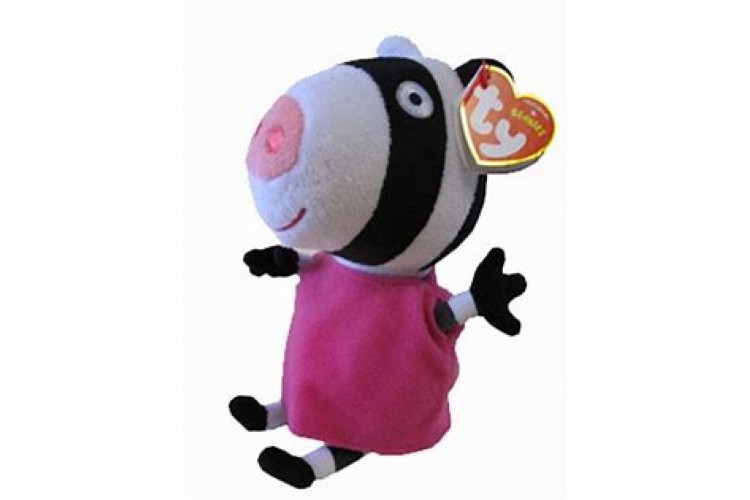 ty Peppa Pig Beanie Babies - Zoe Zebra