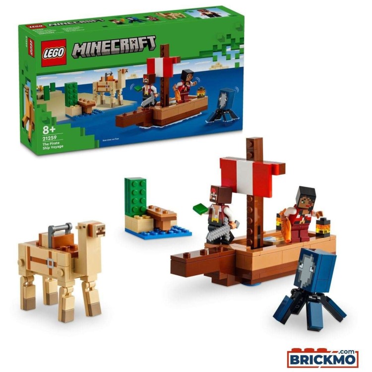 Lego Minecraft The Pirate Ship Voyage 21259
