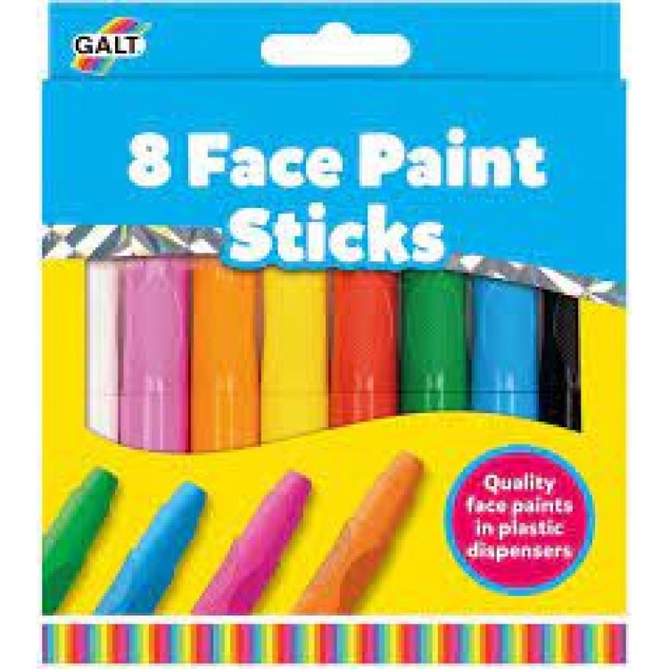 8 Face Paint Sticks 