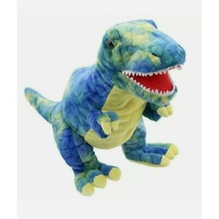 Baby Dinos Blue T Rex Puppet