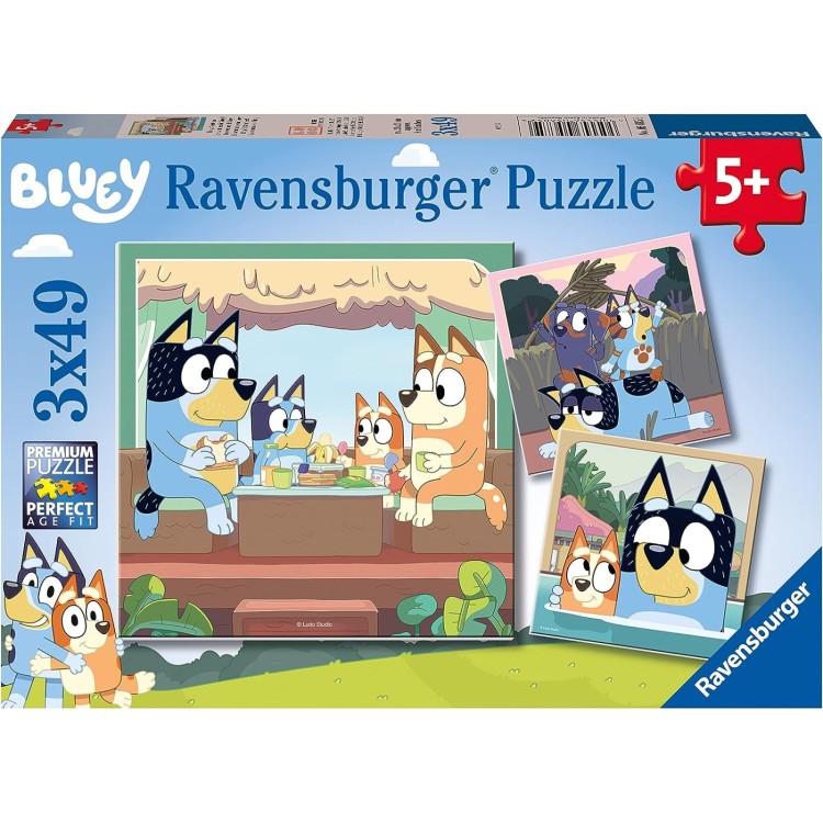 Children’s Puzzle Bluey, 3x49pc - 49 Pieces Puzzle