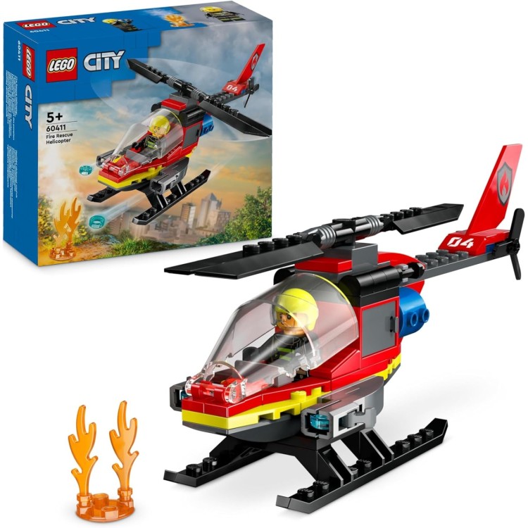 City Fire Rescue Helicopter 60411