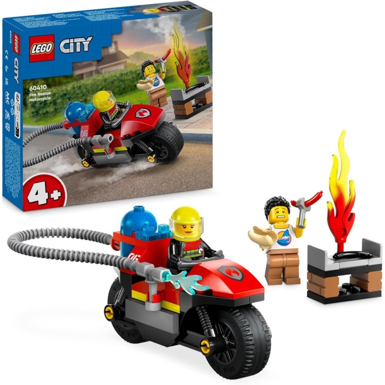 City Fire Rescue Motorcycle 60410