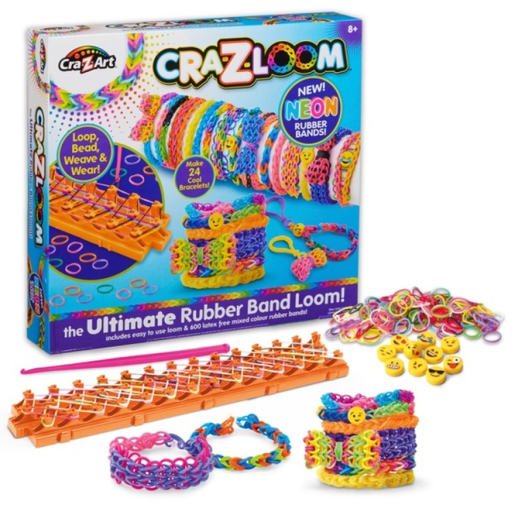 CRA-Z-LOOM NEON ULTIMATE RUBBER BAND LOOM SET