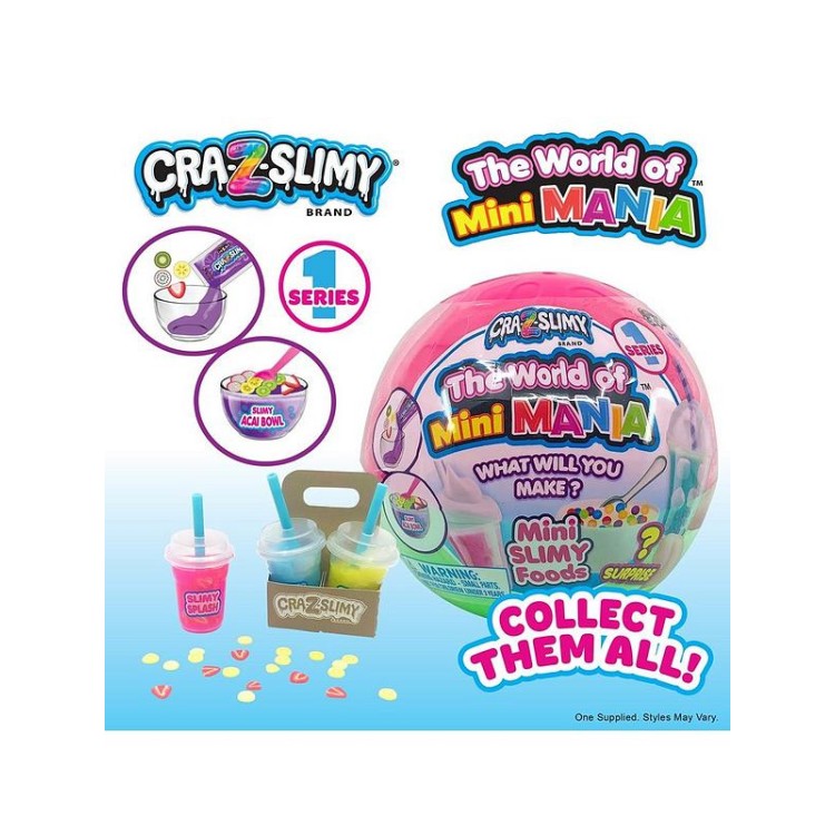 Cra-Z-Slimy Mini Mania Collectible Containers
