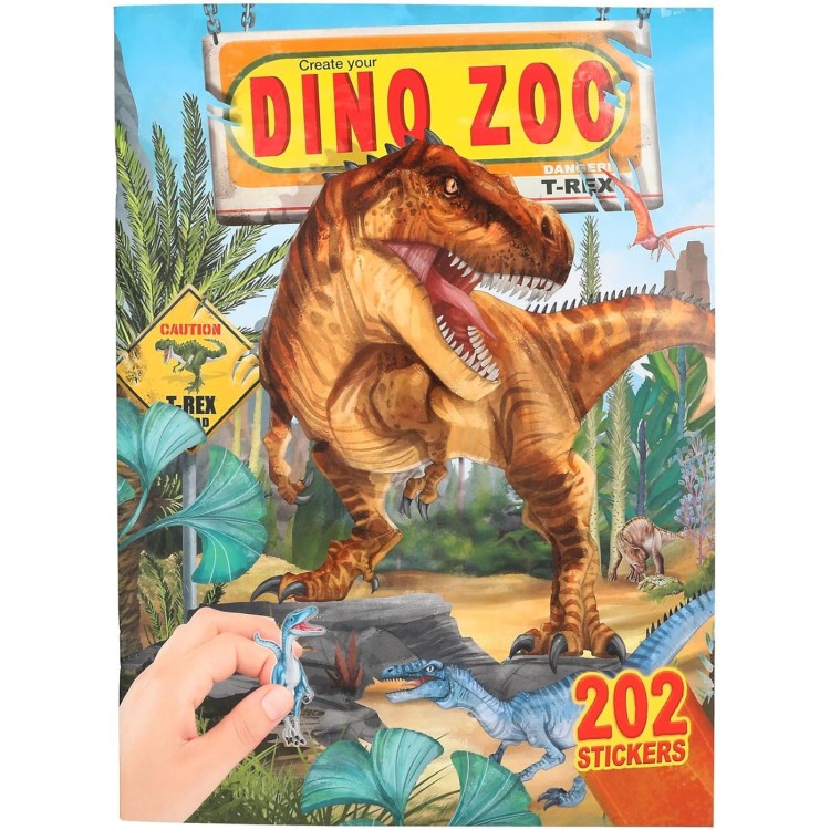 Dino World - Create Your Dino Zoo Sticker Book