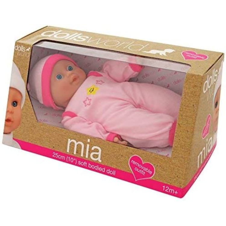 Dolls World Baby Mia 25cm Doll 8539