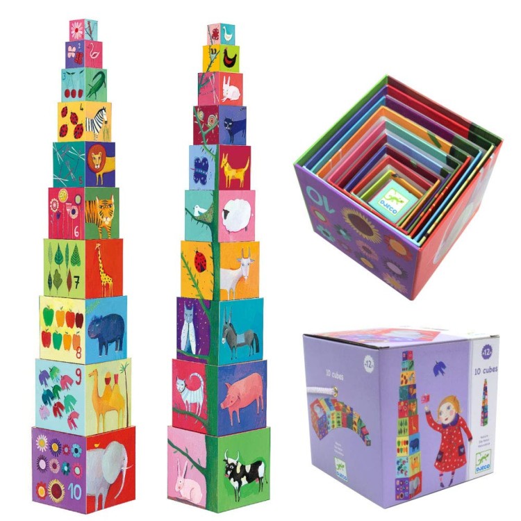 Early years - Blocks for infants 10 nature and animal blocks