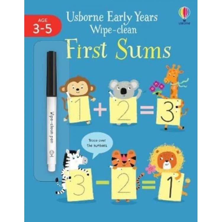 Early Years Wipe-Clean First Sums - Usborne Early Years Wipe-Clean