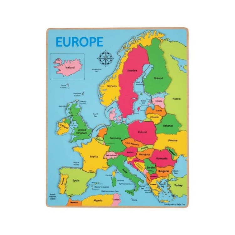  Europe Inset Puzzle Map BJ048