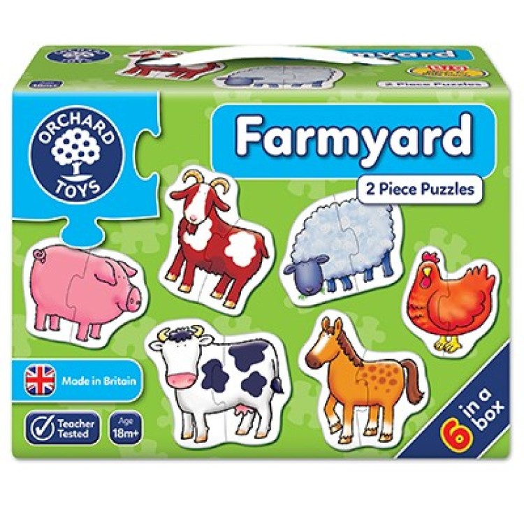 Farmyard Puzzle 18M+ Orchard Toys