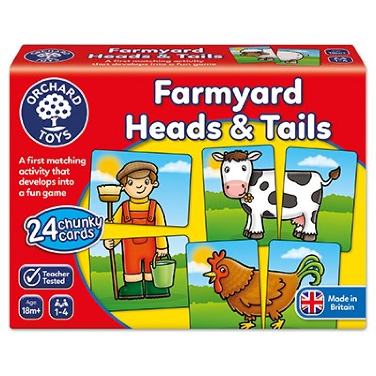 FARMYARD HEADS & TAILS ORCHARD TOYS