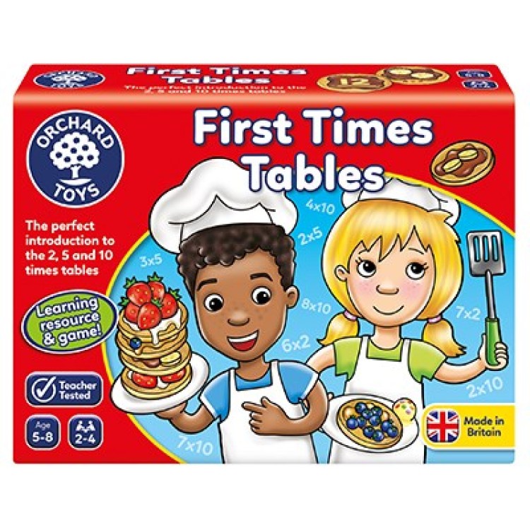 FIRST TIMES TABLES