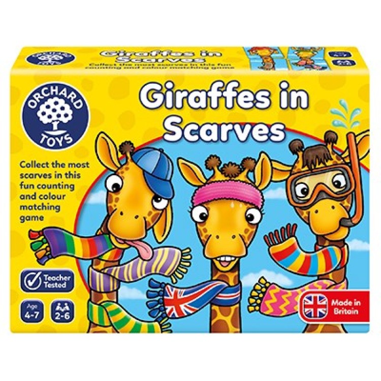 GIRAFFES IN SCARVES GAME ORCHARD TOYS