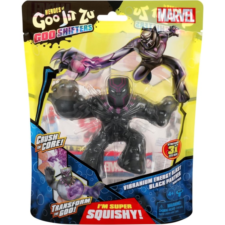 Heroes of Goo Jit Zu Glow Shifters - Vibranium Energy Blast Black Panther
