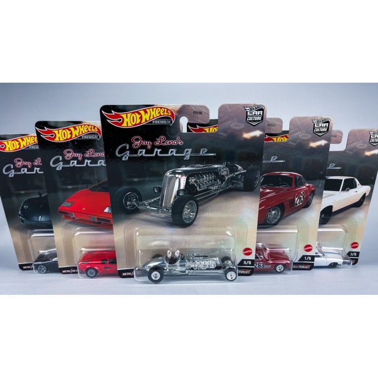 HOT WHEELS CARS CULTURES JAY LENO'S GARAGE 1-5 ASSORTED