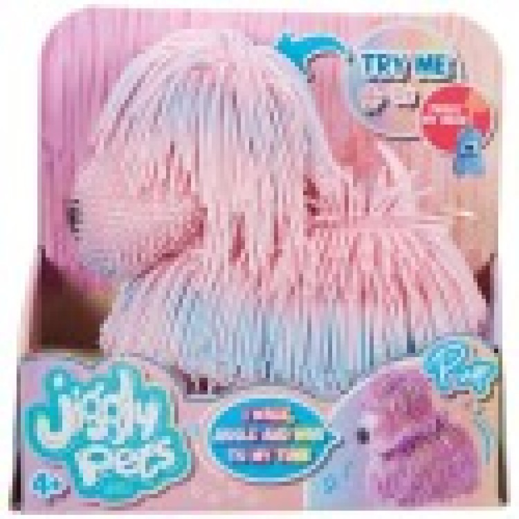 JIGGLE PETS PINK PUP PEARLESCENT