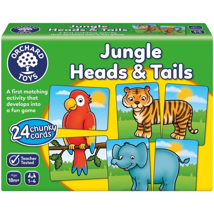 JUNGLE HEADS & TAILS ORCHARD TOYS