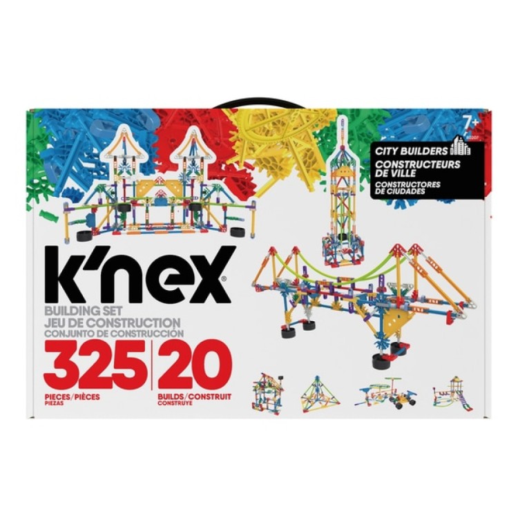 K'NEX Classics 325 Pc/ 20 Model City Builders Building Set 80207