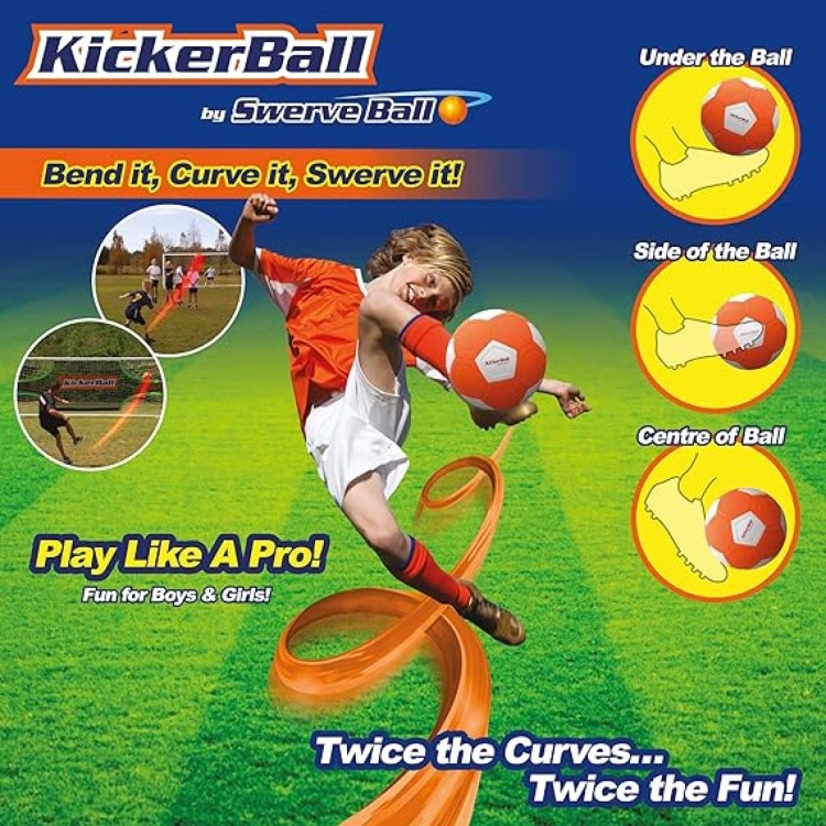 KICKERBALL by Swerve Ball Size 4 Ball