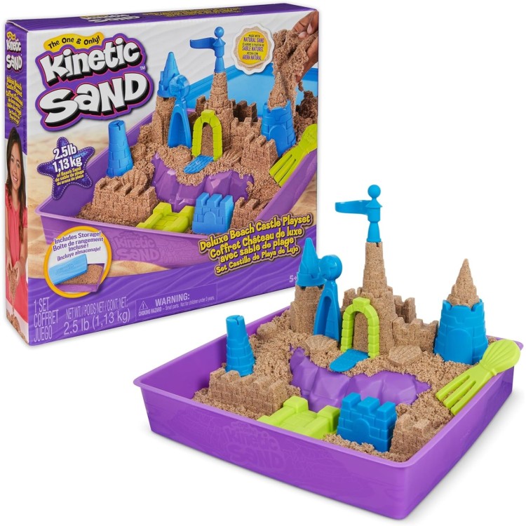 KINETIC SAND Beach Sand Kingdom 2.0