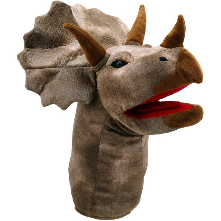 Large Dino Heads - Triceratops Puppet Company