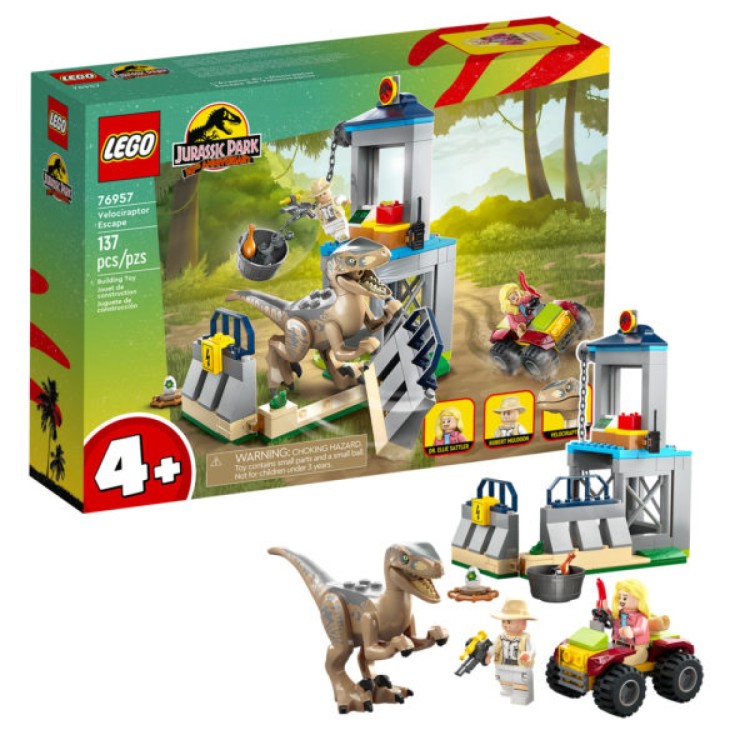 Lego Jurassic World Velociraptor Escape 76957