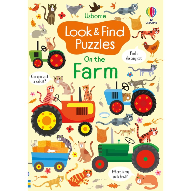 LOOK &  FIND PUZZLES - ON THE FARM