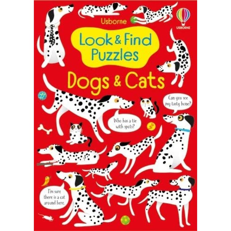 LOOK AND FIND PUZZLES - DOGS & CATS