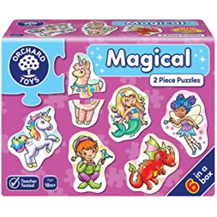Magical 2 pieces puzzles Orchard Toys