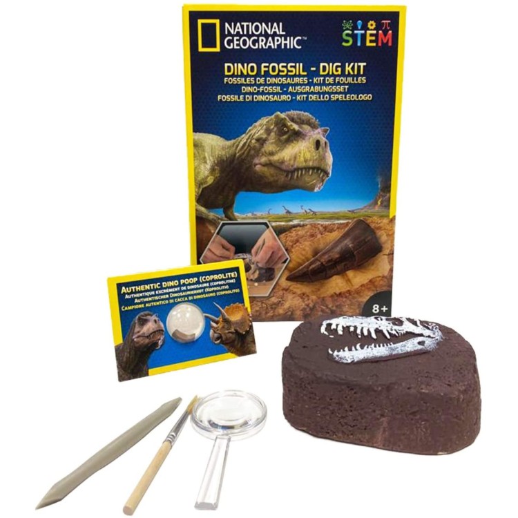 NATIONAL GEOGRAPHICS DINO FOSSIL - DIG KIT