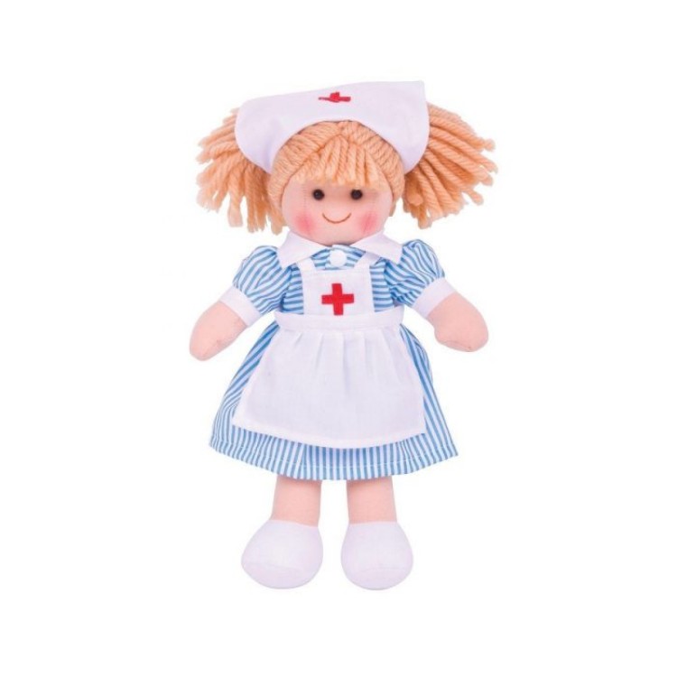 Nurse Nancy Rag Doll - Small BJD011