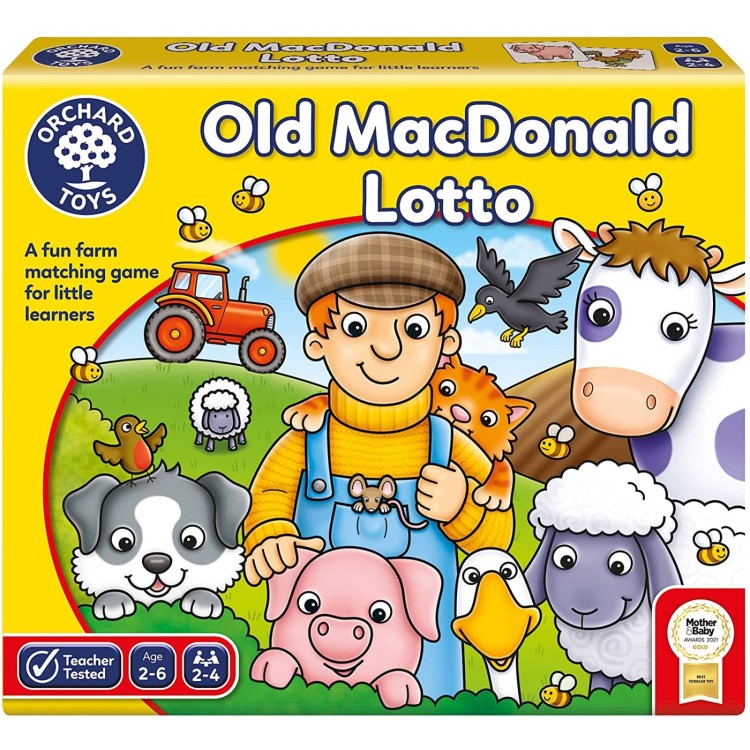 OLD MACDONALD LOTTO GAME ORCHARD TOYS