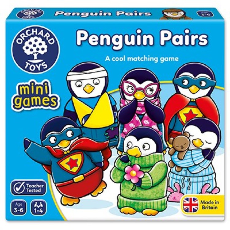 Penguin Pairs Mini Game Orchard Toys
