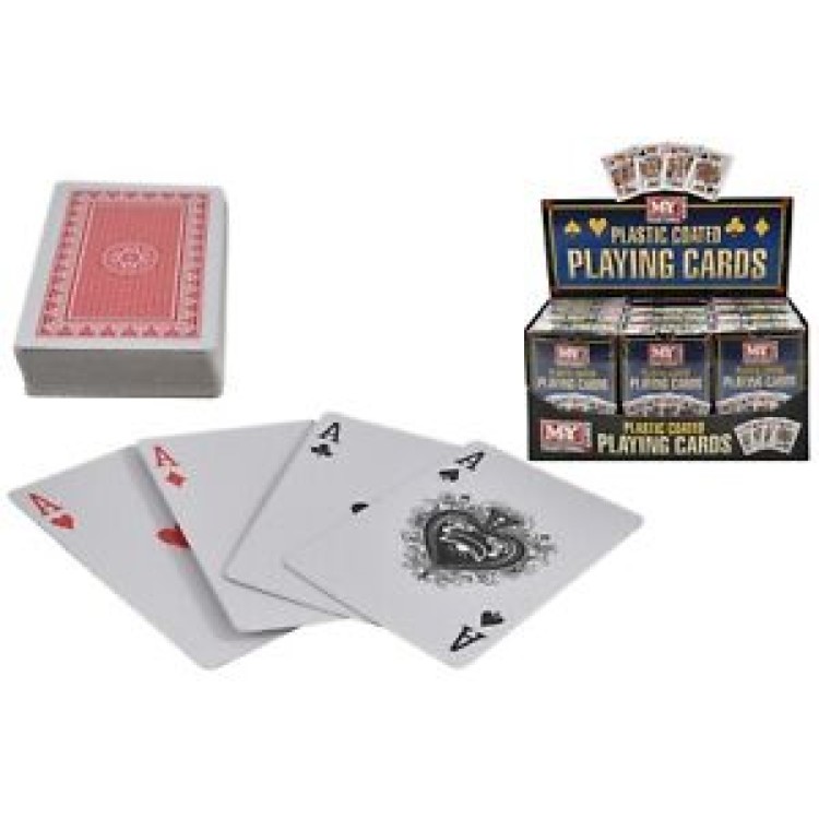 M.Y PREMIUM PLASTIC COATED PLAYING CARDS TY2375