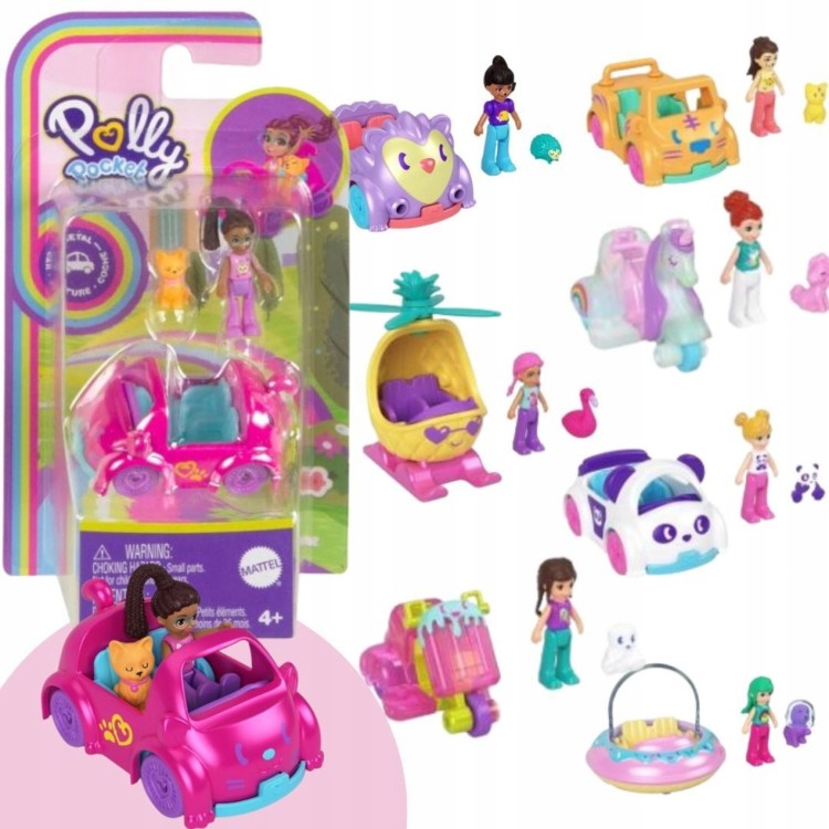 Polly Pocket Pollyville Micro Doll Vehicles