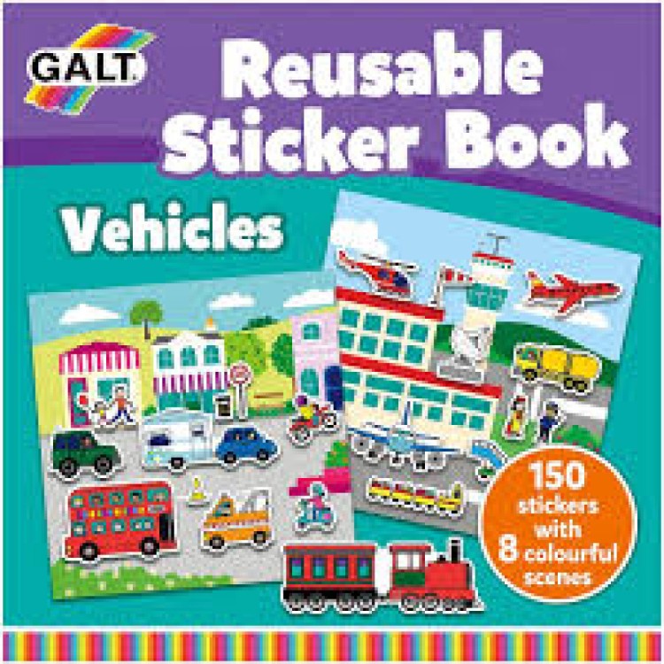 Reusable Sticker - Vehicles