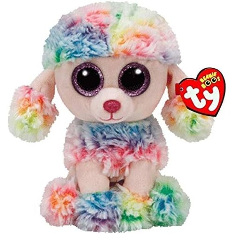 Ty Rainbow Poodle Beanie Boo