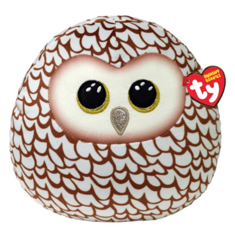 Ty Squish A Boo 10 Inch Whoolie Owl