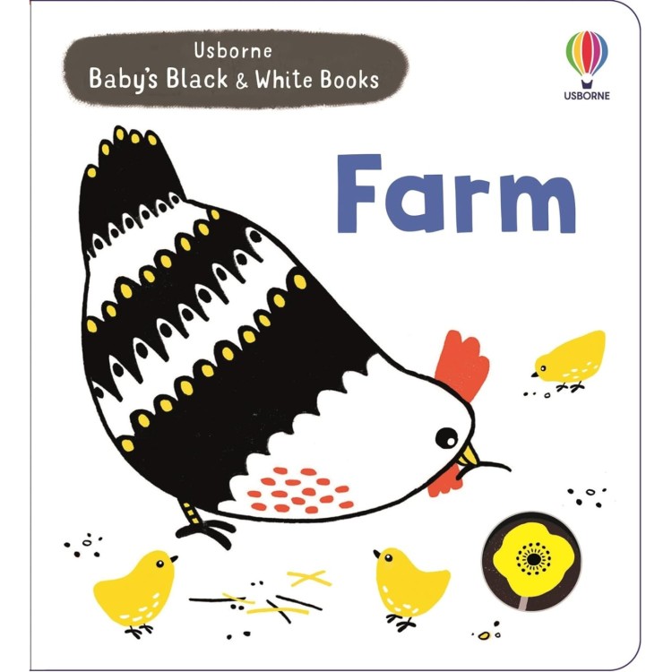 Usborne Baby's Black & White Farm Book