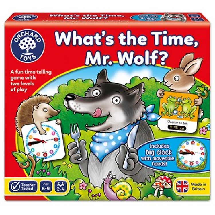 What's The Time, Mr Wolf? Game Orchard Toys