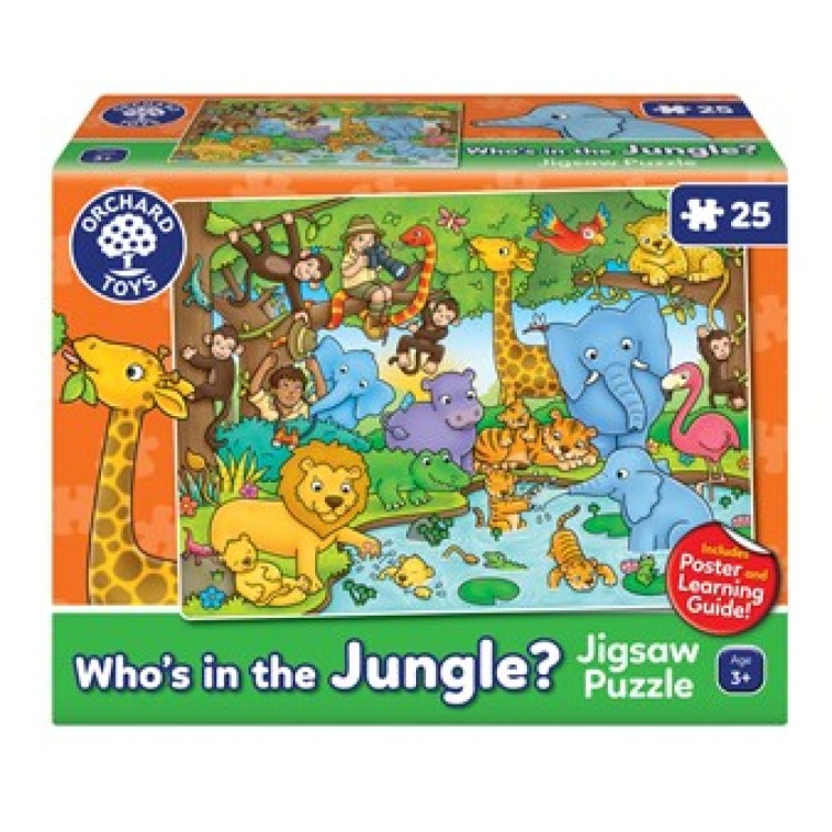 WHO'S IN THE JUNGLE PUZZLE BY ORCHARD TOYS