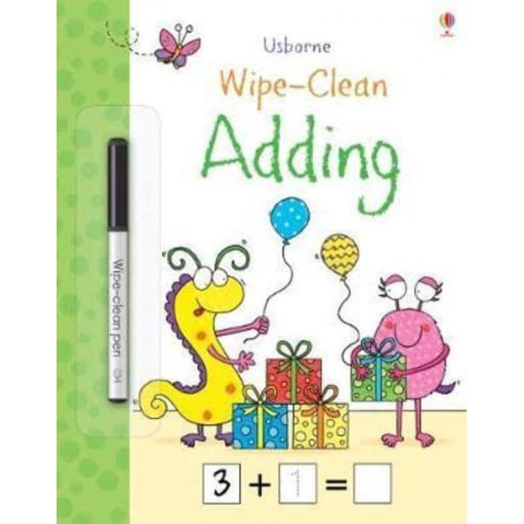 WIPE CLEAN BOOK ADDING